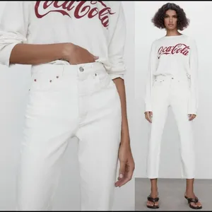 Zara the Bliss straight off-white jeans thumbnail 3