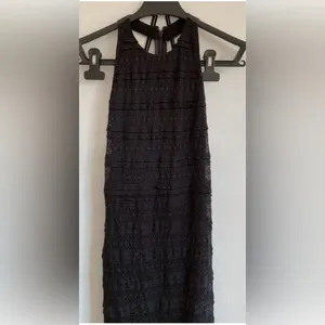 Alice + Olivia Lace Black Maxi Dress Size 0 thumbnail 2