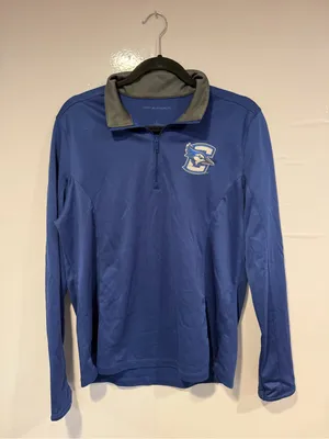 Port Authority Creighton University BlueJays Blue Quarter-Zip Pullover thumbnail 1
