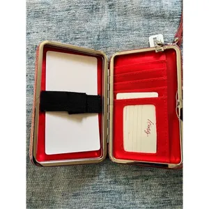 Icing Red Glitter Naughty Is The New Nice Smart Phone Wristlet thumbnail 4