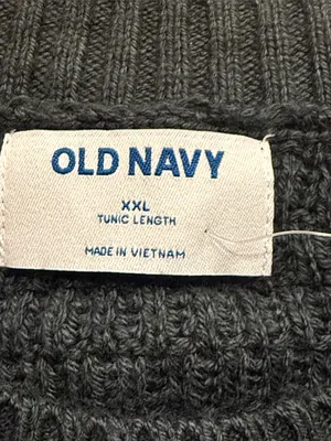 NWT Old Navy dark green tunic length sweater size xxl. thumbnail 4