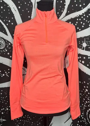 Reebok Women's Neon Coral Sweatshirt thumbnail 1