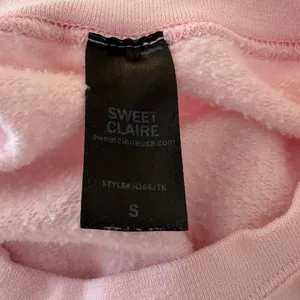 Sweet Claire SMILEY FACE PINK SWEATSHIRT thumbnail 3
