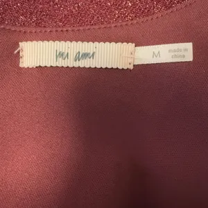 Mi Ami Francesca's Megan Glitter Tulip Mini Dress Burgundy Wine Merlot Medium thumbnail 8