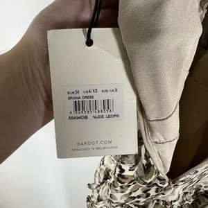 Bardot NWT Animal Print Strappy Layered‎ Dress Tiered Ruffle Women’s Size 4/XS thumbnail 11