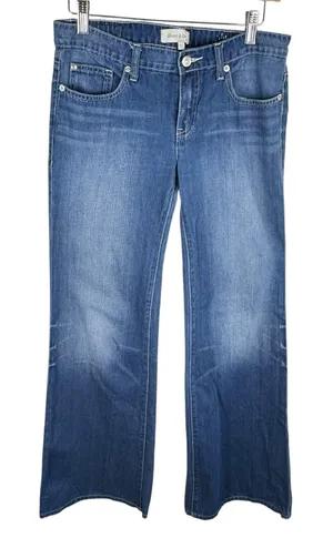 Henry & Belle Medium Wash 100% Cotton Low Rise‎ Boot Cut Jeans Pockets Size 27 thumbnail 1