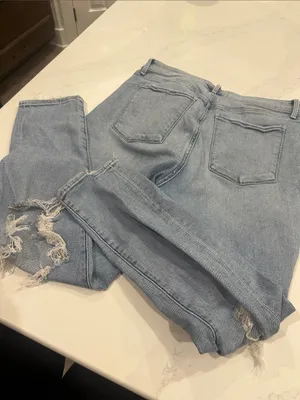 Abercrombie & Fitch The Super Skinny Ankle High Rise size 12 / 31 distressed thumbnail 7
