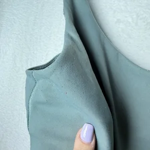Lululemon In Alignment Straight-Strap Bra Tidewater Teal Green size 10 C/D thumbnail 9