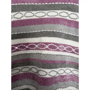 Alfred Dunner Acrylic Striped‎ Pullover Sweater Pink Women's Size Large thumbnail 7