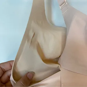 HONEYLOVE Crossover Wireless Mesh Bra Cream Sz Large thumbnail 11