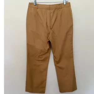 Lauren Ralph Lauren Chino Pant Sz 8 Camel Tan Straight Leg Cotton Preppy Classic thumbnail 5