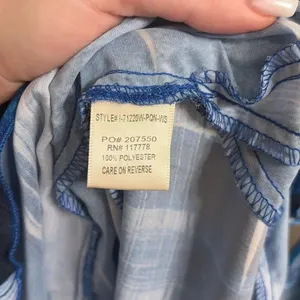 ✨LOVESTITCH Blue Watercolor Print V-Neck Midi Sz Sz Medium Dress✨ thumbnail 4