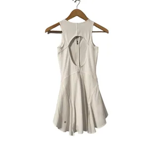 NWT LULULEMON Everlux Short Lined White Tennis 6” Tank Dress thumbnail 9