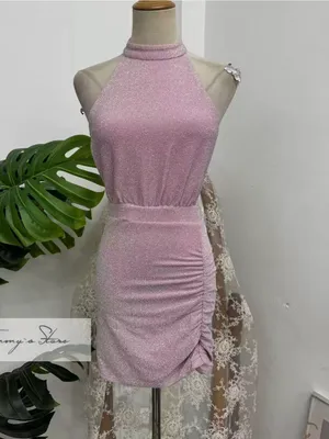 BABYBOO Alissa Mini Dress in Pink, S thumbnail 3