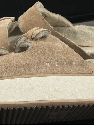 Reef Women's Plush Suede Double-Strap Slide Sandals - Beige thumbnail 5