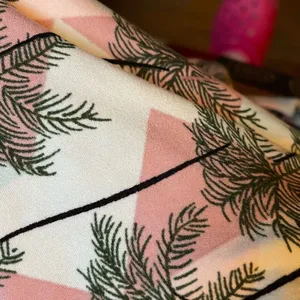 JV Joan Vass size L palm  print robe. thumbnail 6