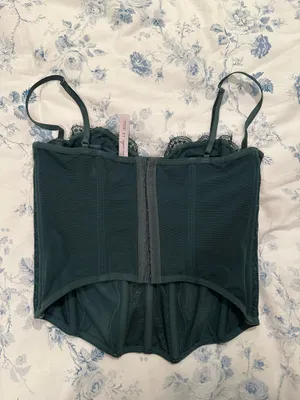 Urban Outfitters Green Modern Love Corset thumbnail 2