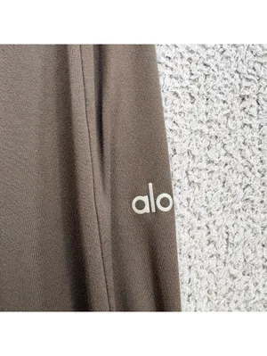 Alo Yoga Women's Brown Performance Jogger Pants Small 26x29 Stretch Yoga Pocket thumbnail 5