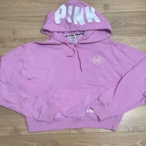 Victoria's Secret Pink Cropped Hoodie‎ size XS thumbnail 1