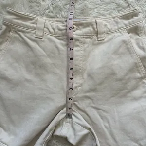 Aritzia Tna Pants Troop Cargo Pant Mid-Rise Utility 100% Cotton Cream Sz 4 thumbnail 9