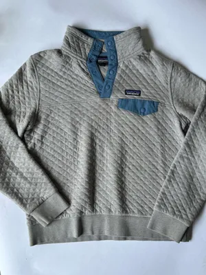 Patagonia Gray Organic Cotton Quilt Snap-T Pullover thumbnail 1