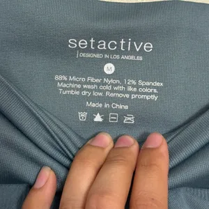 SET active Wave Leggings Seafoam Leggings size medium Green thumbnail 6