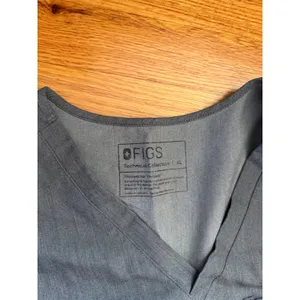 Figs Technical Collection Scrub Set XL Graphite Grey V-Neck Jogger Pants FIONx thumbnail 2