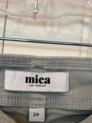 Mica green/gray wide leg crops size 29 thumbnail 6