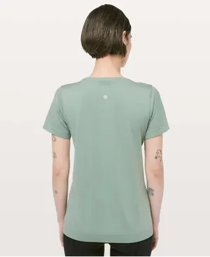 Lululemon Swiftly Tech Short Sleeve (Breeze) *Relaxed Fit Palm Court | Size 4 thumbnail 6