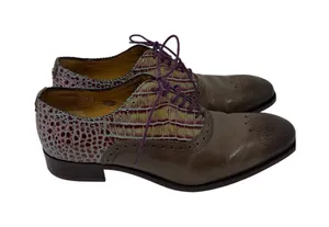 John Fluevog city Angels Damascus classic brogued Oxford sz 10.5 thumbnail 1