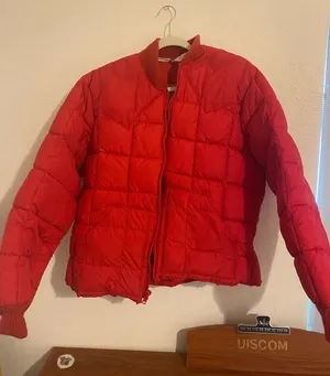 Walls Vintage Blizzard Puff Jacket Red Size XL thumbnail 1