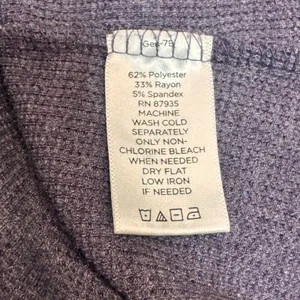 Logo by Lori Goldstein‎ Layers Purple Knit Tank Top Womens Size Medium M Thermal thumbnail 4
