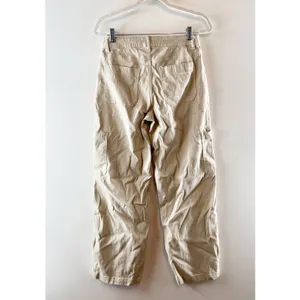 American Eagle Mid Rise Stretch Utility Stovepipe Straight Leg Pants Beige 2 L thumbnail 5