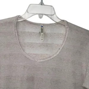 Kuhl Womens Sylvie Long Sleeve Top‎ Sz L Lightweight Tan Outdoor Stripe Neutral thumbnail 2