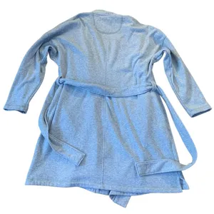 UGG‎ Duffield II Robe Women Large Heather Grey Fleece Belted Loungewear 1108461 thumbnail 3