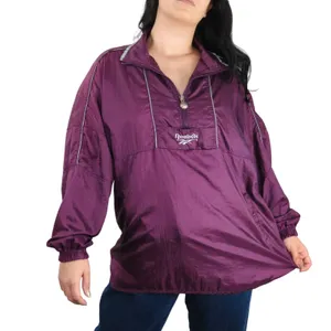 1990s Vintage Reebok Purple Wind Breaker Jacket Retro Streetwear thumbnail 3