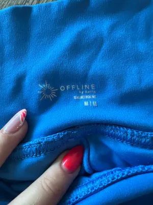 Aerie Blue Pleated Skirt thumbnail 9