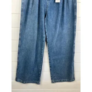 Cider Denim High Waisted Pleated Wide Leg Pants Size Medium NEW thumbnail 8
