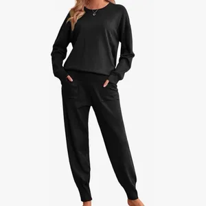 Ekouaer 2 Piece Lounge Set size Xl Black thumbnail 3