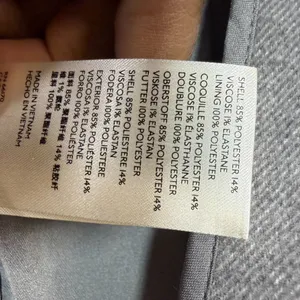 Free People S Oversized‎ Double Breasted Knit Blazer Jacket Gray Minimal Winter thumbnail 15