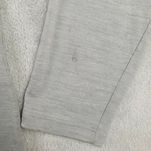American Giant Women's Top L Large Base Layer Merino Wool Blend Gray Long Sleeve thumbnail 4
