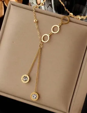Stainless Necklace Gold thumbnail 3