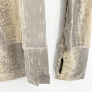 Lululemon Womens Salutation To Savasana Long Sleeve Lounge‎ Burnout Yoga Top thumbnail 5