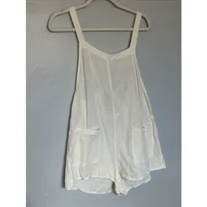 women’s cotton Overalls Romper medium thumbnail 3