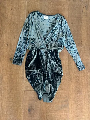 misa los angeles ophelia crushed velvet mini dress thumbnail 3