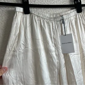 Solid & Striped NWT Women’s Monaco Satin Pant Brule Pants Size Medium‎ thumbnail 6