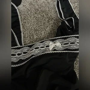 Princess Polly Black Lace Trim Bodysuit thumbnail 3