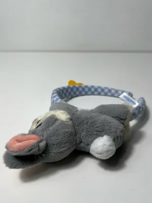 Tokyo Disney Resort Thumper Bambi Gingham Plush Headband Ears W/ Butterfly thumbnail 8