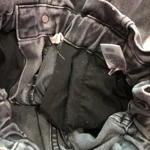 Pacsun Paperbag Straight Leg Mom‎ jeans dark black wash size 23 thumbnail 8