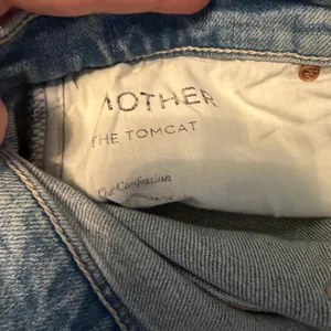 MOTHER The Tomcat Straight Leg Distressed Jeans Light Blue Women Size 28 thumbnail 12